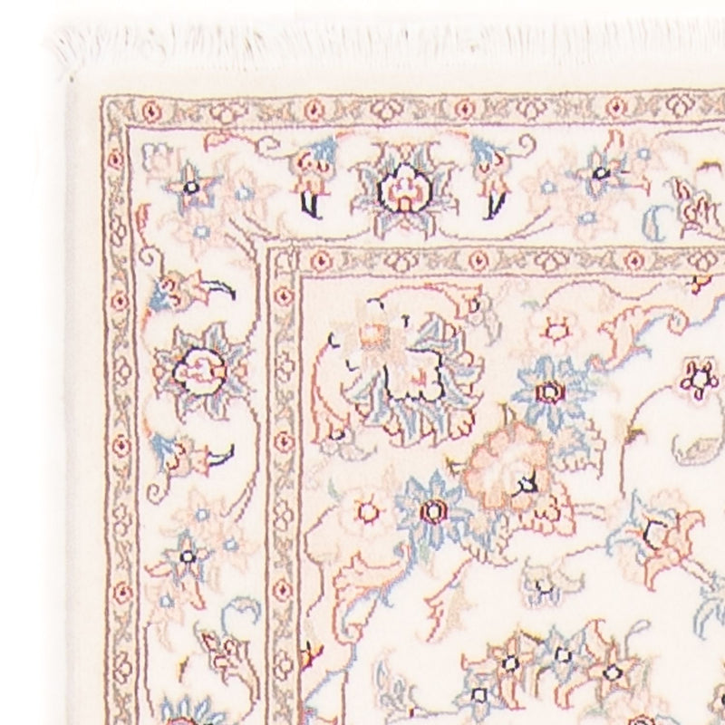 Alfombra de pasillo Alfombra Persa - Tabriz - Real - 296 x 80 cm - crema