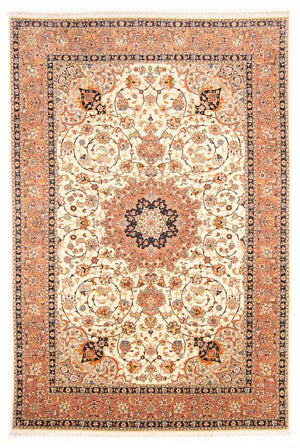 Alfombra Persa - Tabriz - Real - 285 x 180 cm - crema