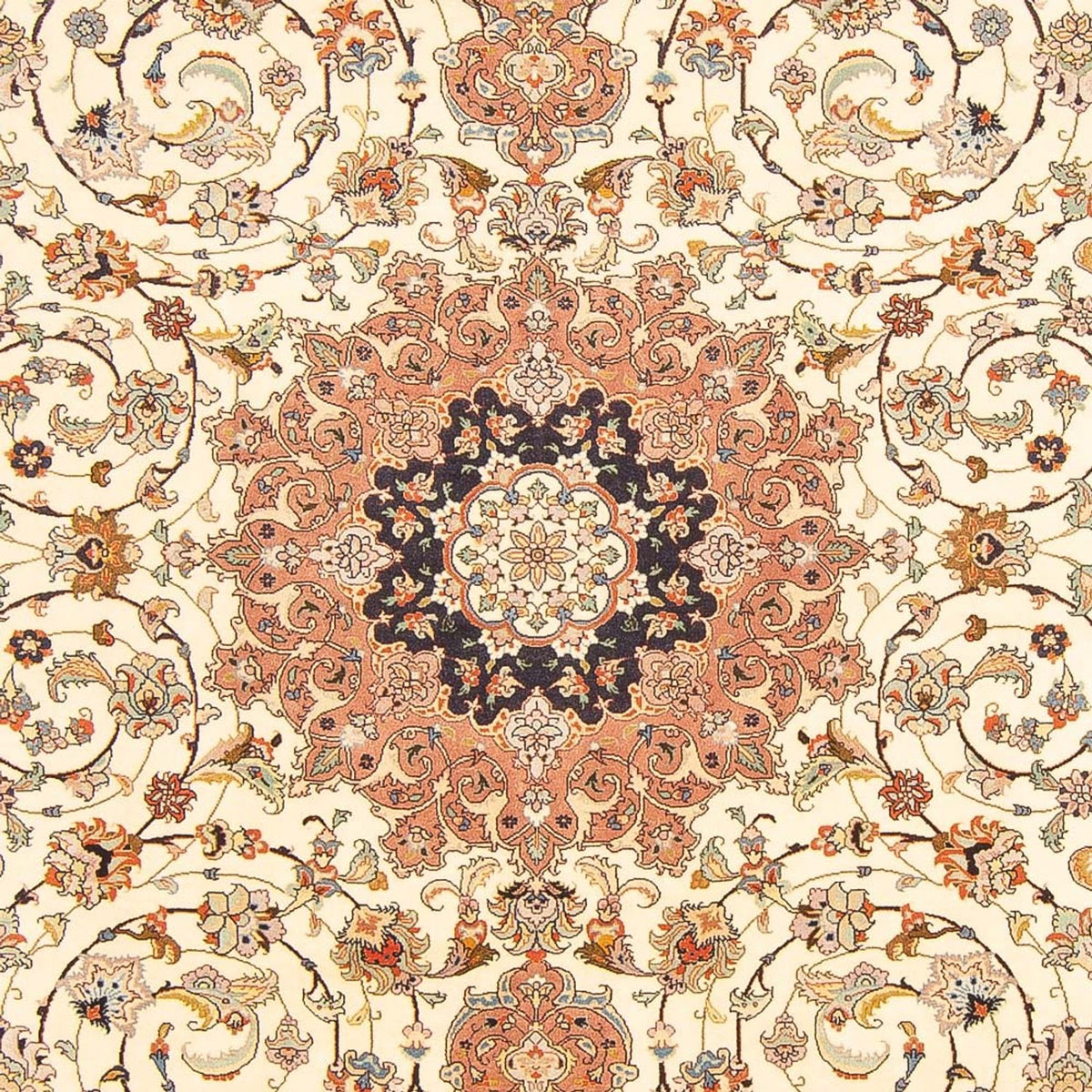 Alfombra Persa - Tabriz - Real - 285 x 180 cm - crema