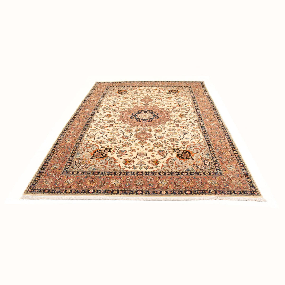 Alfombra Persa - Tabriz - Real - 285 x 180 cm - crema