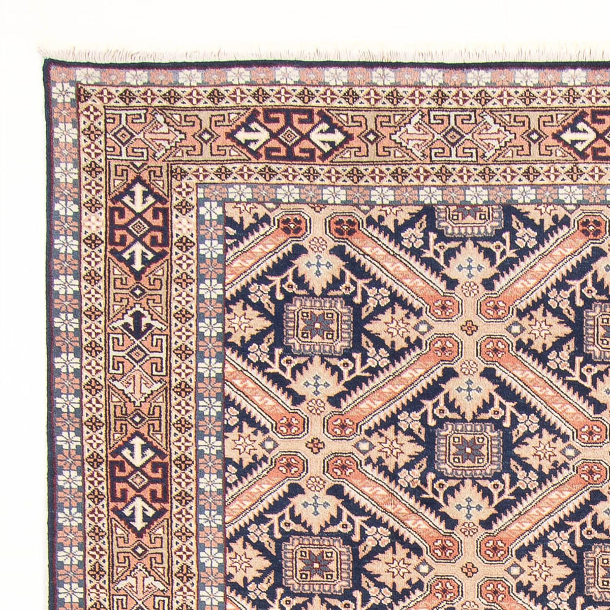 Alfombra persa - Nómada - 286 x 190 cm - azul oscuro
