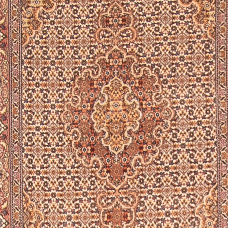Alfombra de pasillo Alfombra Persa - Tabriz - Real - 400 x 80 cm - beige