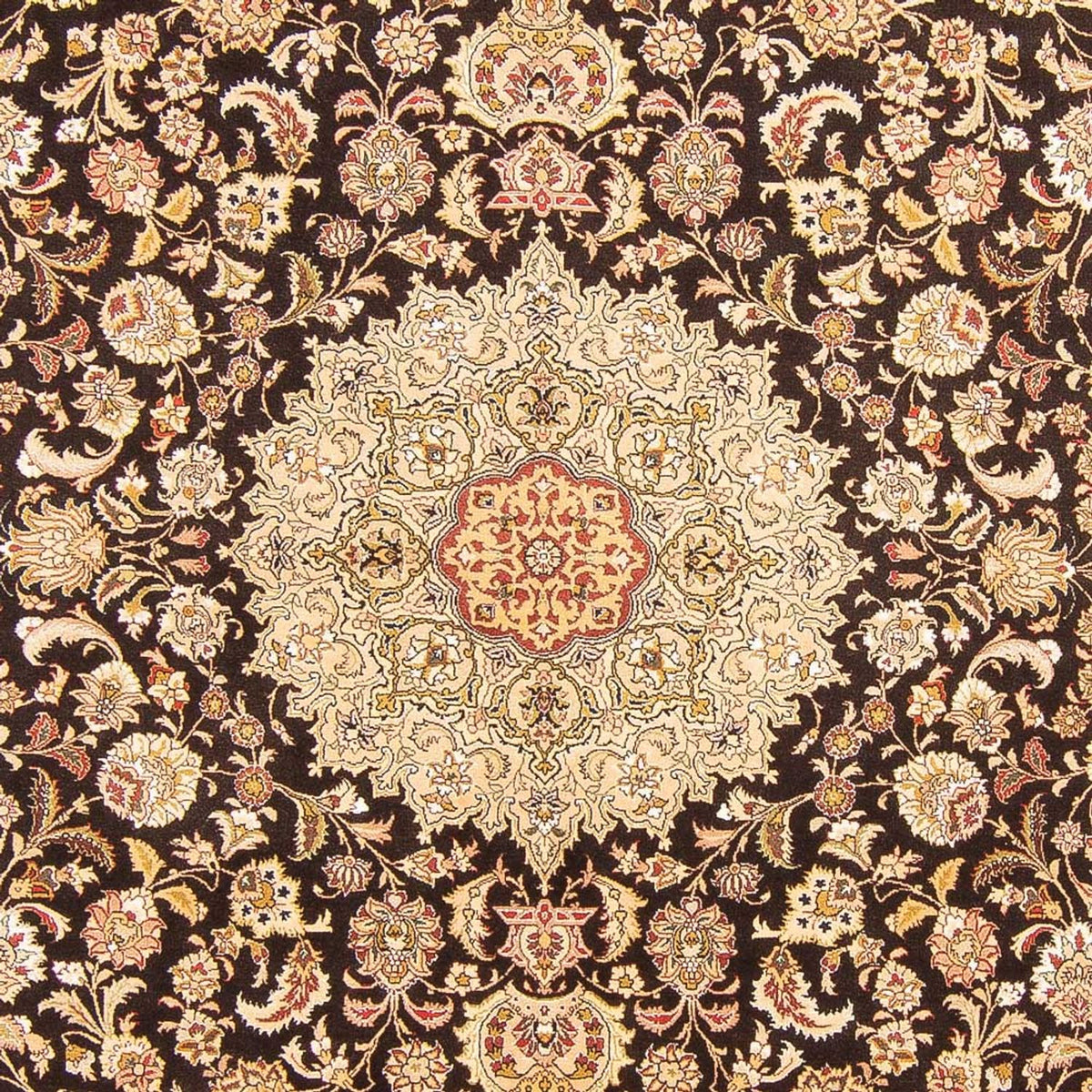 Alfombra Persa - Tabriz - Real - 296 x 196 cm - azul oscuro