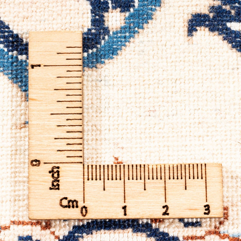 Alfombra Persa - Nain - Prima cuadrado  - 212 x 212 cm - azul oscuro