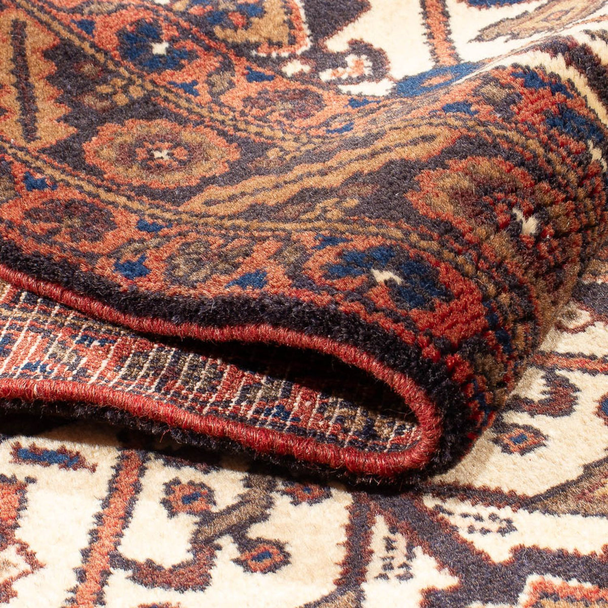 Alfombra de pasillo Alfombra persa - Nómada - 414 x 90 cm - beige