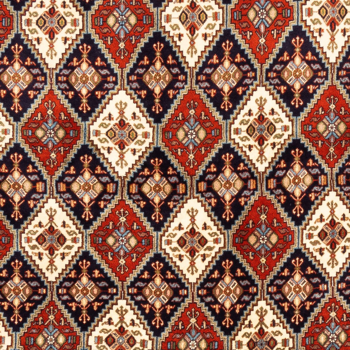 Alfombra persa - Nómada - 235 x 157 cm - multicolor