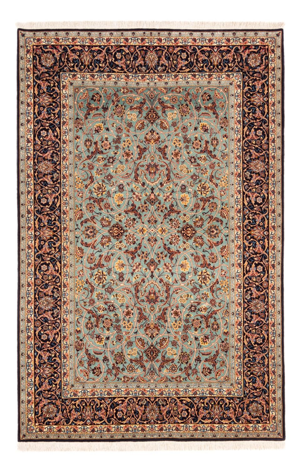 Alfombra Persa - Isfahan - Prima - 240 x 150 cm - verde