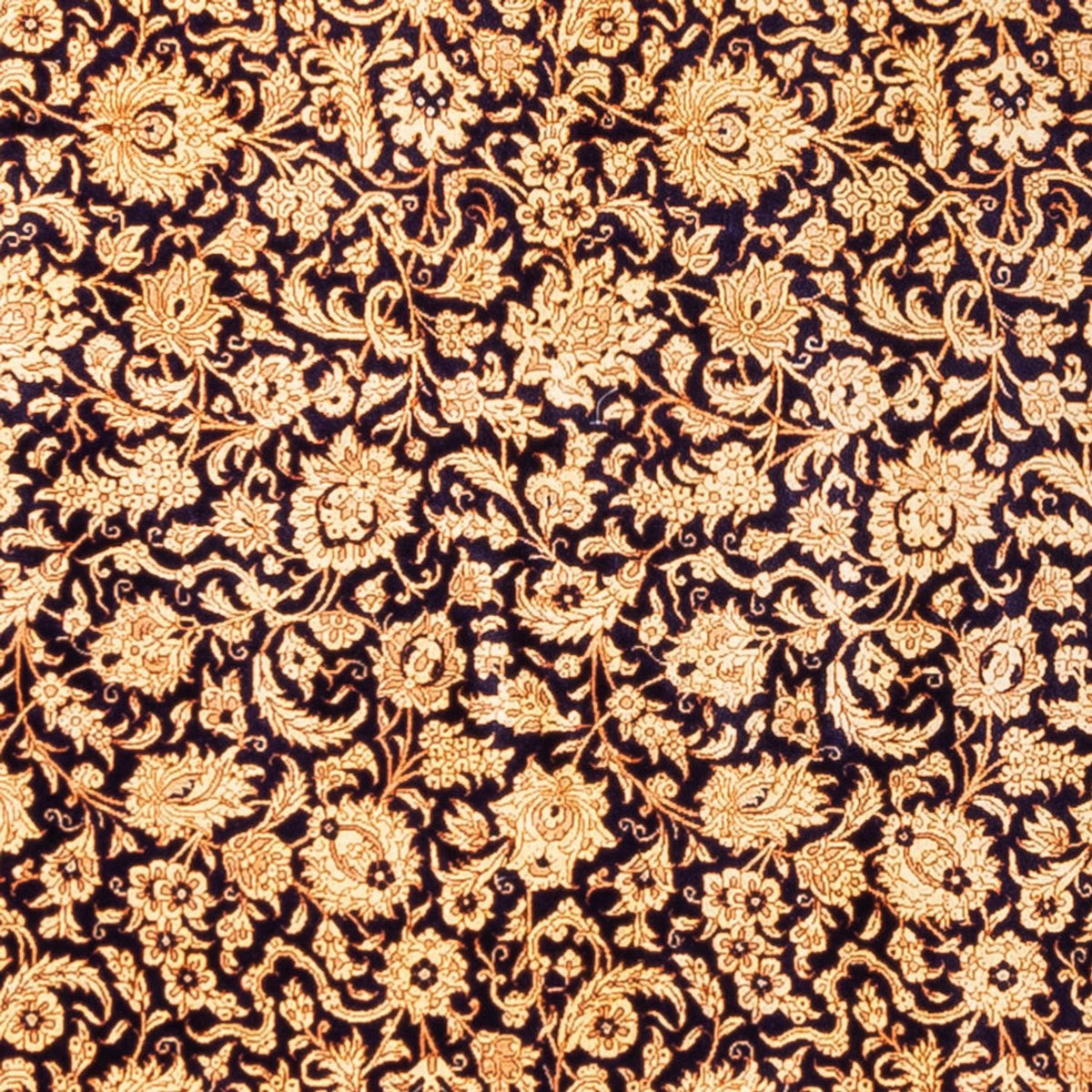 Alfombra de seda - Ghom Seda - Prima cuadrado - 247 x 243 cm - beige oscuro