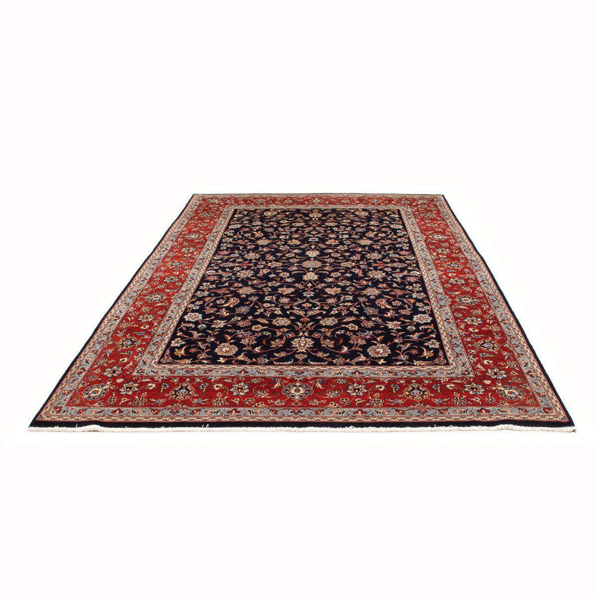 Alfombra persa - Clásica - 292 x 200 cm - azul oscuro