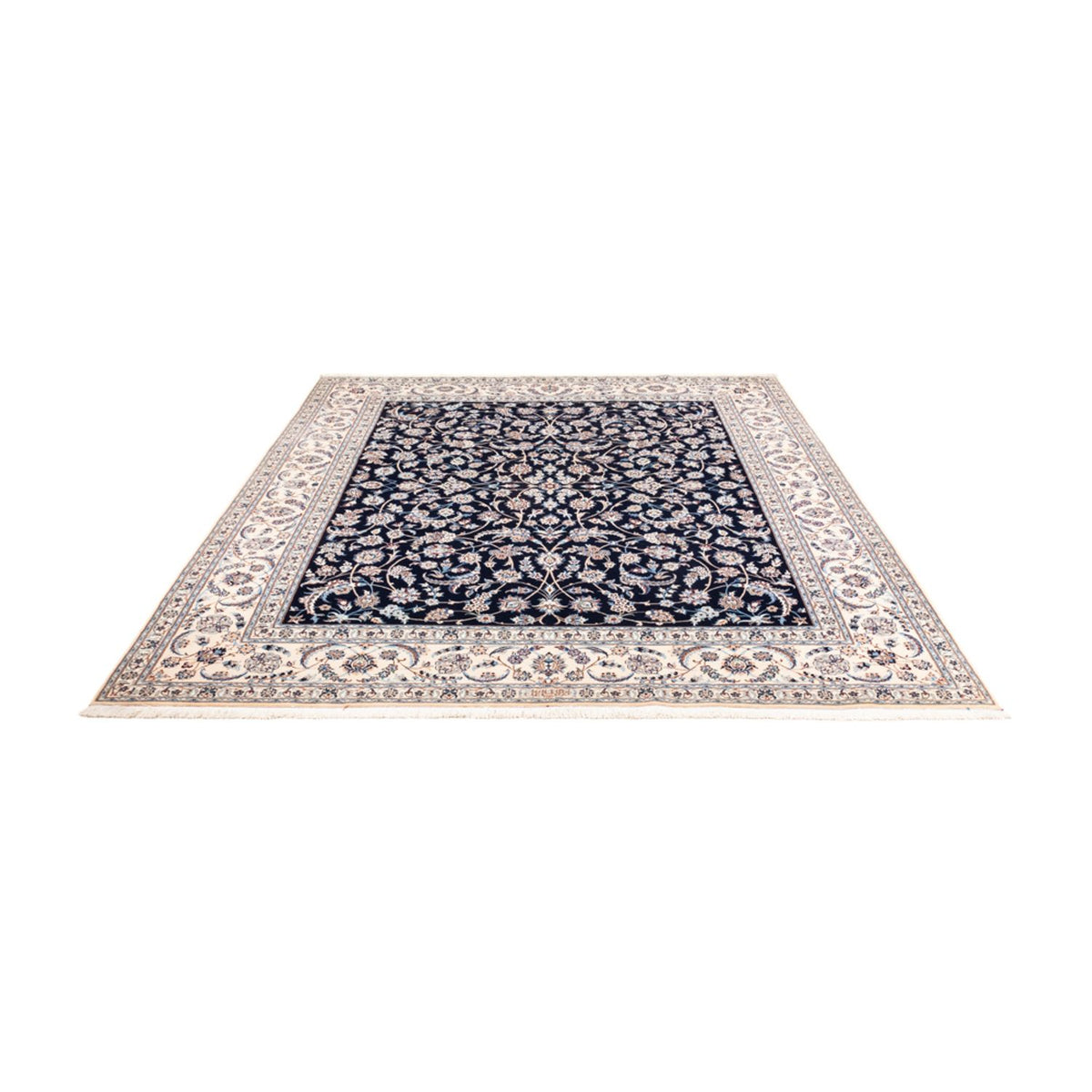 Alfombra Persa - Nain - Prima - 260 x 215 cm - azul oscuro