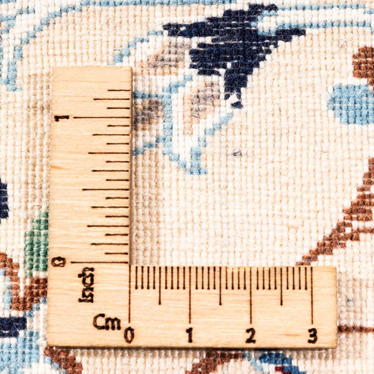 Alfombra Persa - Nain - Prima - 260 x 215 cm - azul oscuro