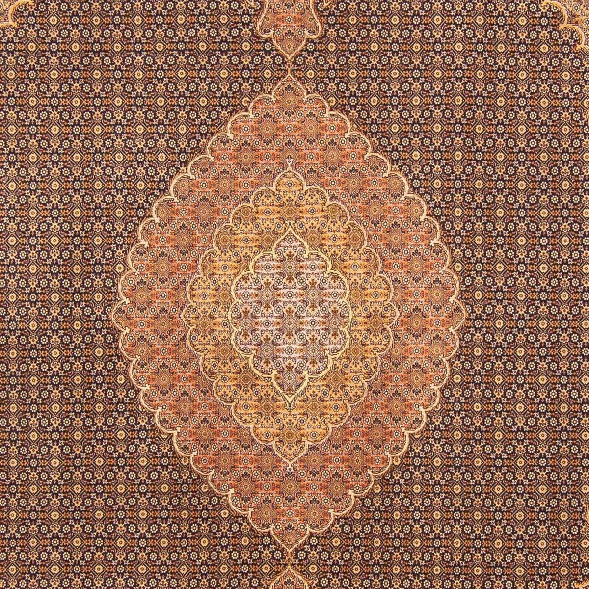 Alfombra Persa - Tabriz - Real - 293 x 198 cm - naranja