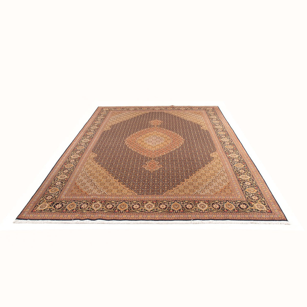 Alfombra Persa - Tabriz - Real - 293 x 198 cm - naranja