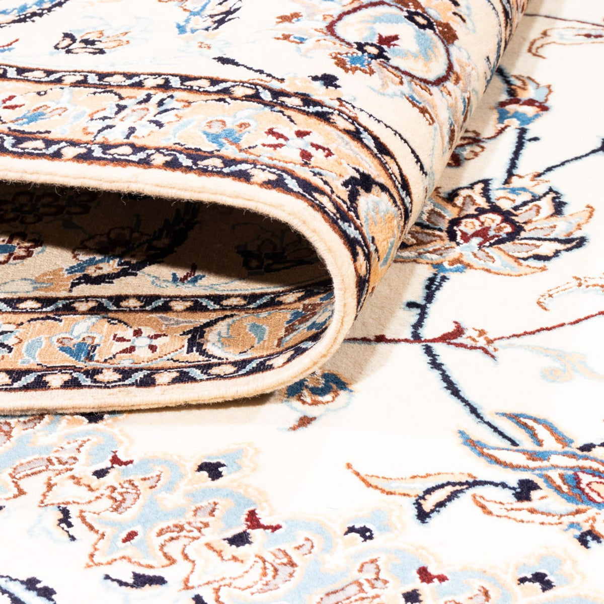 Alfombra Persa - Nain - Prima - 240 x 203 cm - crema