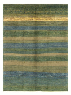 Alfombra Gabbeh - Persa - 208 x 150 cm - verde claro