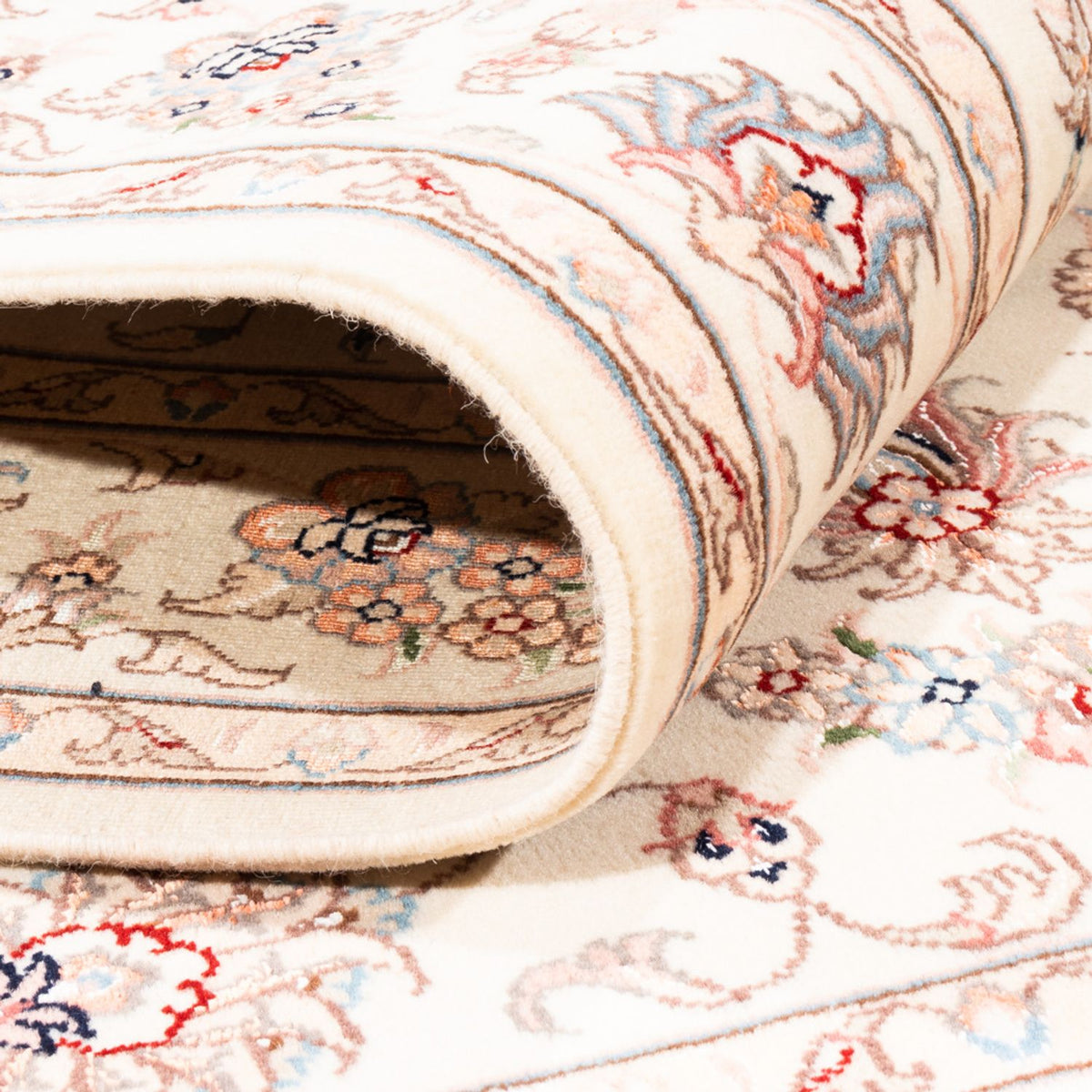 Alfombra persa - Tabriz - 179 x 118 cm - crema