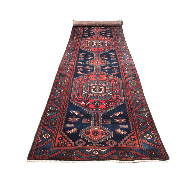 Alfombra de pasillo Alfombra persa - Nómada - 515 x 105 cm - azul oscuro