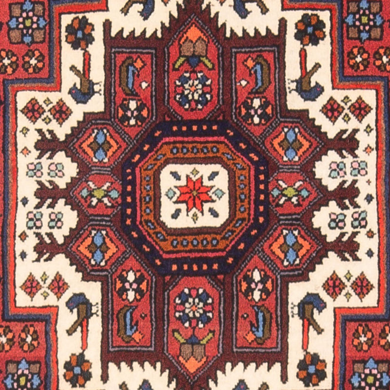 Alfombra persa - Nómada - 120 x 86 cm - crema