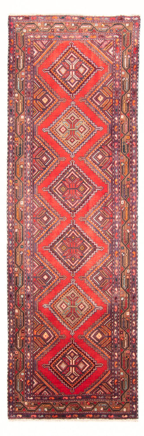 Alfombra de pasillo Alfombra persa - Nómada - 300 x 102 cm - rojo