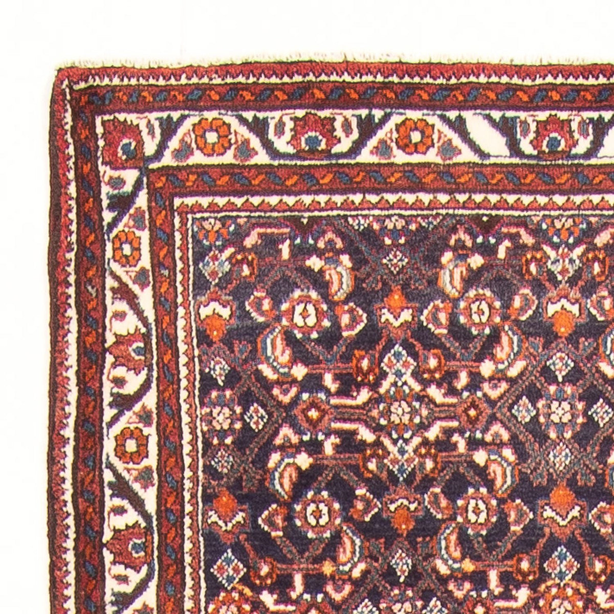 Alfombra de pasillo Alfombra persa - Nómada - 295 x 107 cm - azul oscuro
