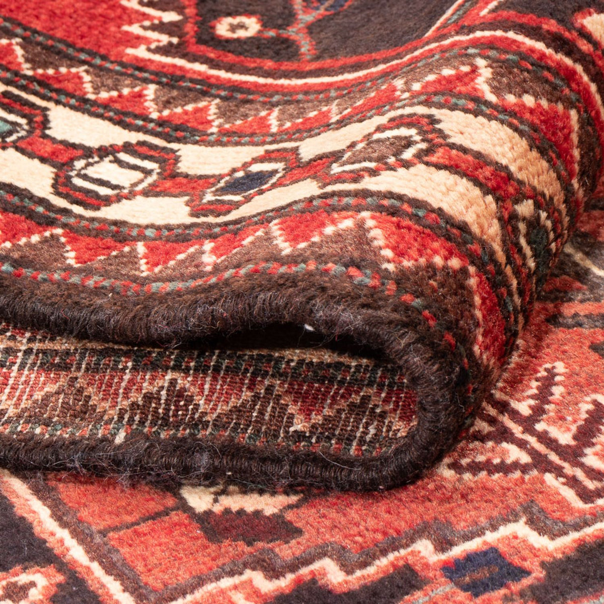 Alfombra de pasillo Alfombra persa - Nómada - 324 x 124 cm - azul oscuro