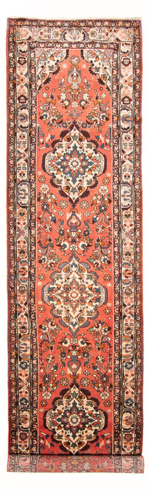 Alfombra de pasillo Alfombra persa - Nómada - 449 x 127 cm - rojo