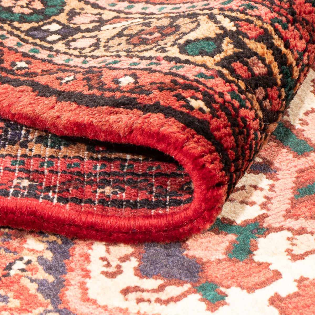 Alfombra de pasillo Alfombra persa - Nómada - 308 x 110 cm - azul oscuro