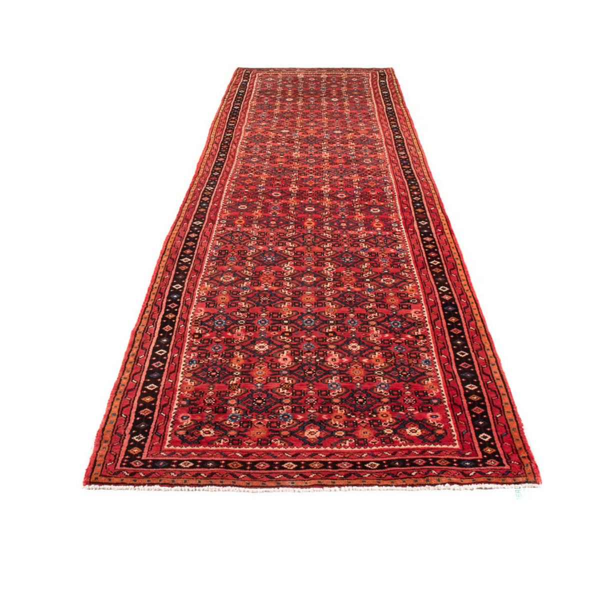 Alfombra de pasillo Alfombra persa - Nómada - 385 x 105 cm - rojo
