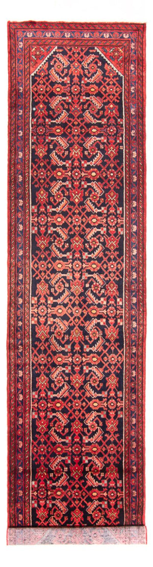 Alfombra de pasillo Alfombra persa - Nómada - 410 x 108 cm - azul oscuro