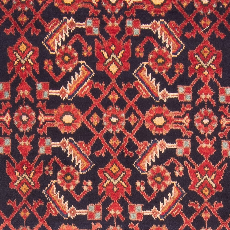 Alfombra de pasillo Alfombra persa - Nómada - 410 x 108 cm - azul oscuro