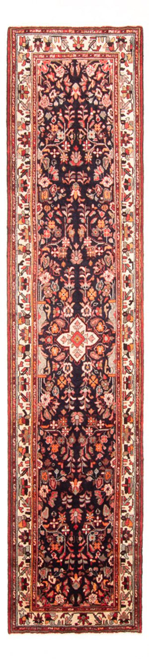 Alfombra de pasillo Alfombra persa - Nómada - 391 x 100 cm - azul oscuro