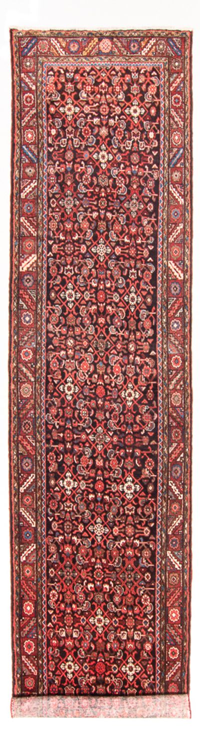 Alfombra de pasillo Alfombra persa - Nómada - 405 x 107 cm - azul oscuro