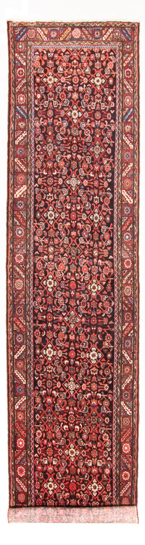 Alfombra de pasillo Alfombra persa - Nómada - 405 x 107 cm - azul oscuro