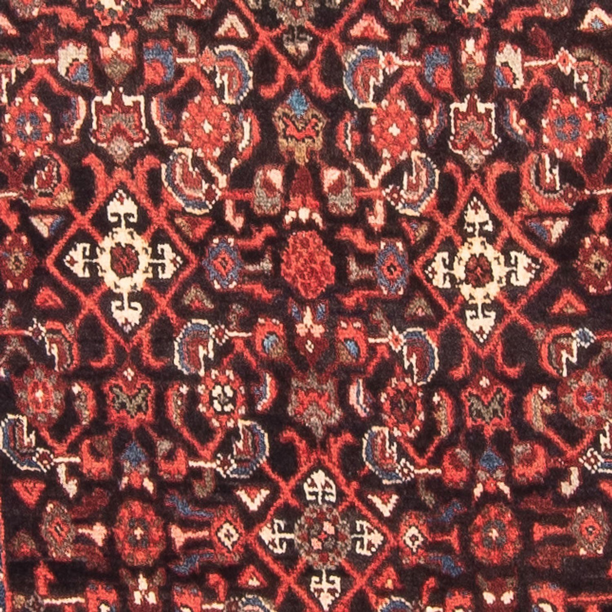 Alfombra de pasillo Alfombra persa - Nómada - 405 x 107 cm - azul oscuro