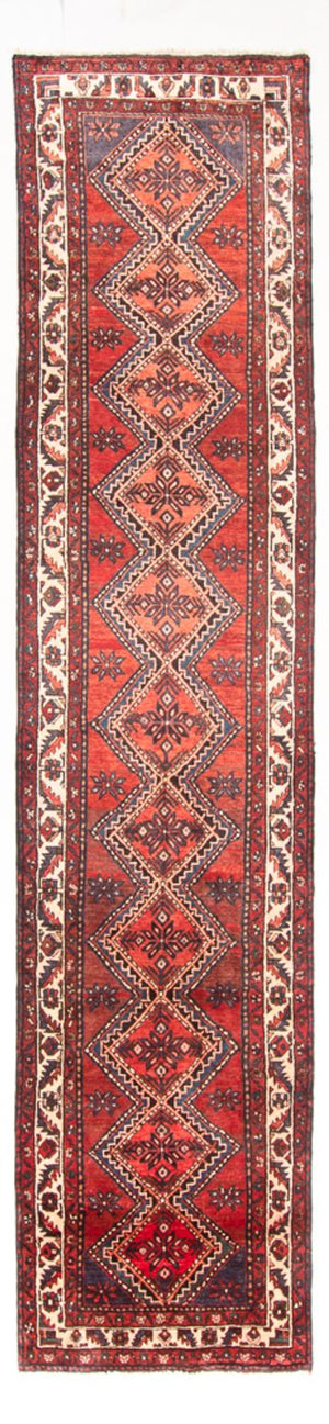 Alfombra de pasillo Alfombra persa - Nómada - 391 x 100 cm - rojo