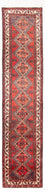 Alfombra de pasillo Alfombra persa - Nómada - 391 x 100 cm - rojo