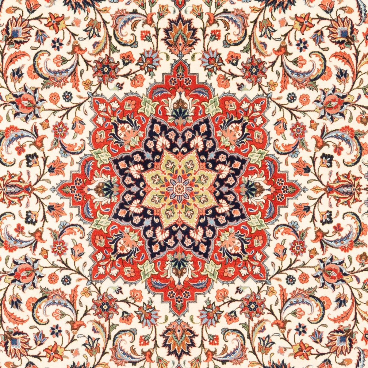 Alfombra persa - Clásica - 291 x 196 cm - crema
