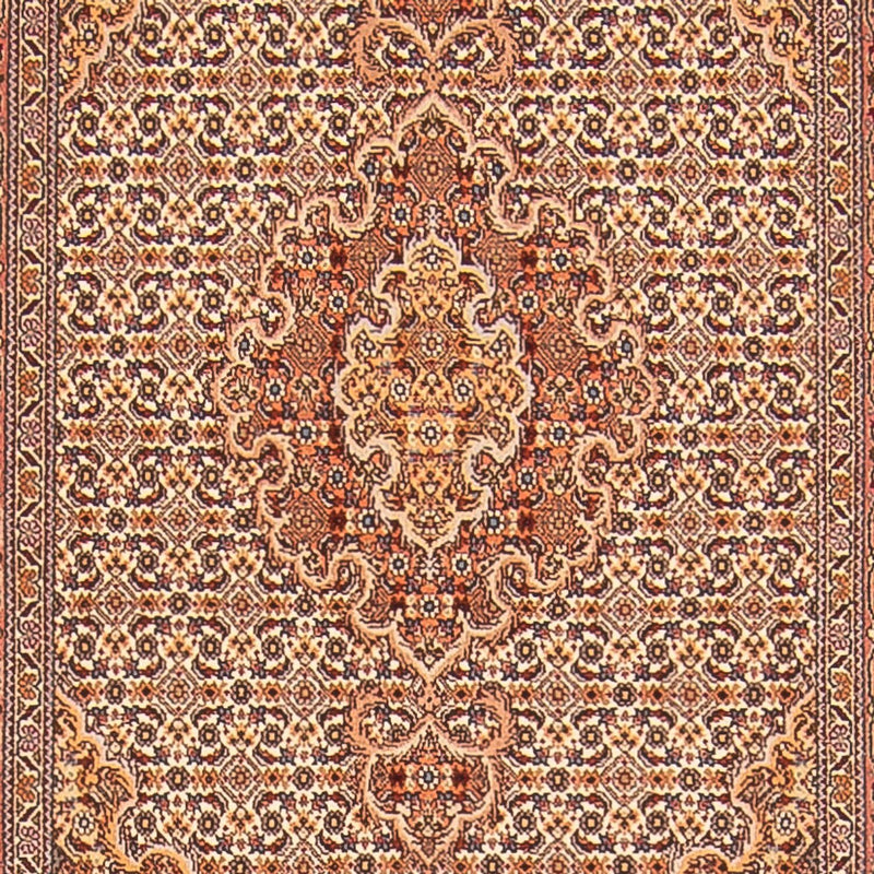 Alfombra de pasillo Alfombra Persa - Tabriz - Real - 400 x 78 cm - beige