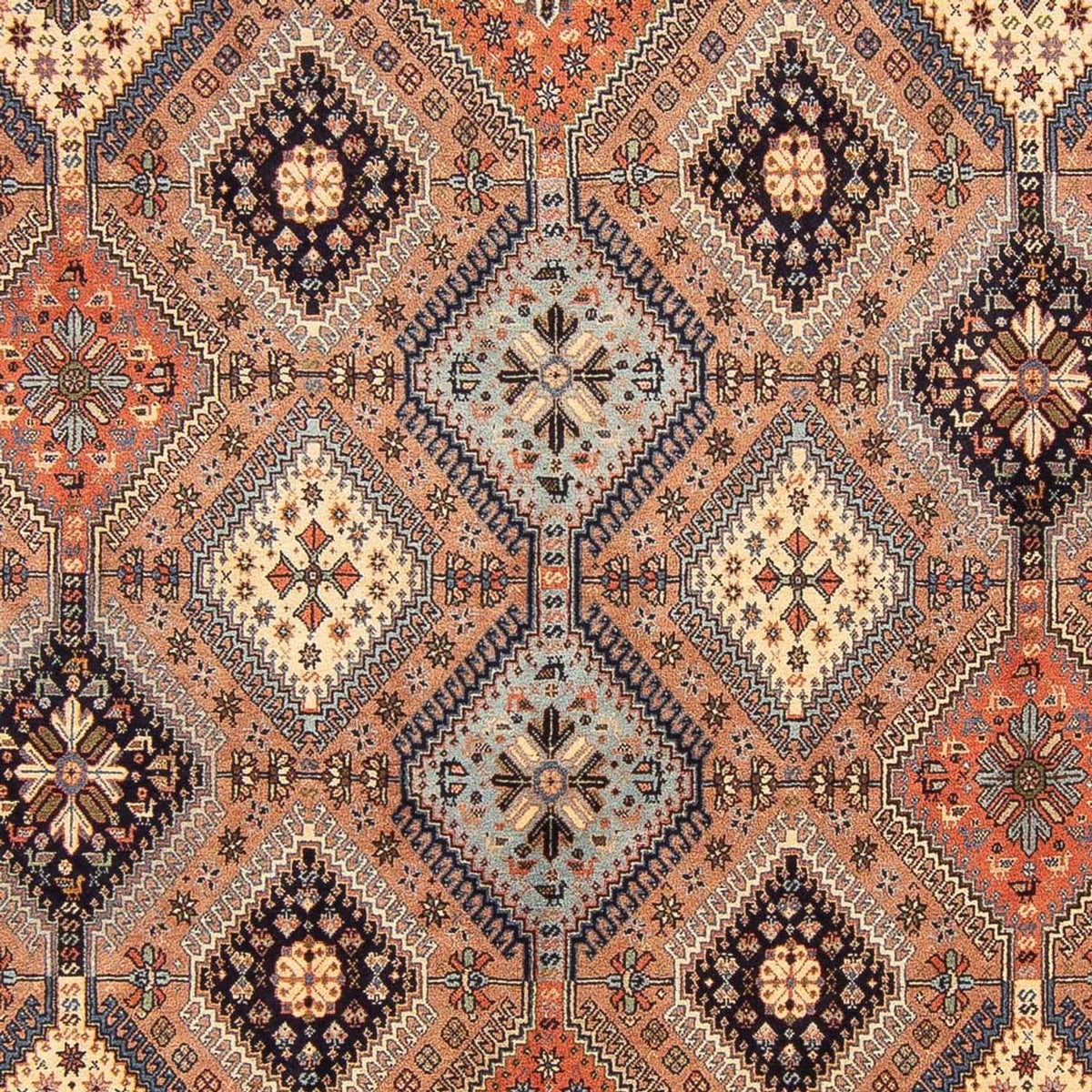 Alfombra persa - Nómada - 294 x 200 cm - multicolor