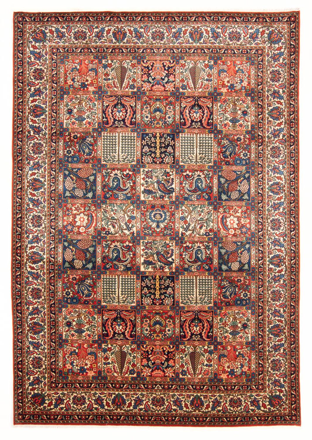 Alfombra persa - Nómada - 300 x 210 cm - azul oscuro