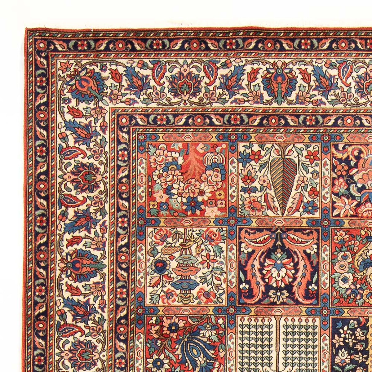 Alfombra persa - Nómada - 300 x 210 cm - azul oscuro