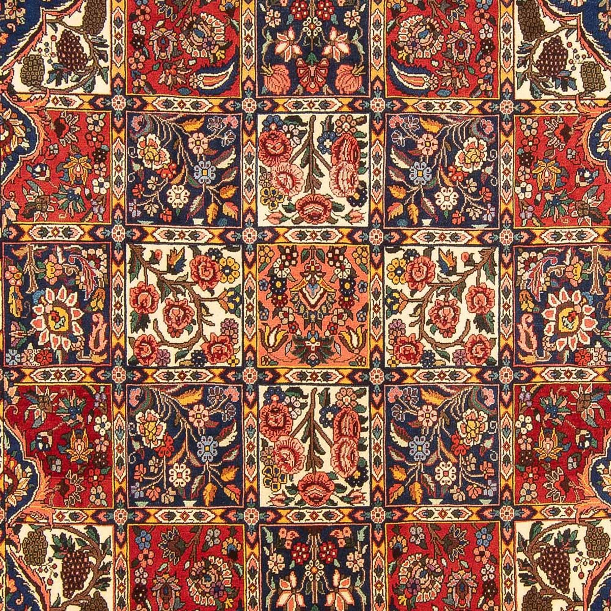 Alfombra persa - Nómada - 304 x 212 cm - azul oscuro