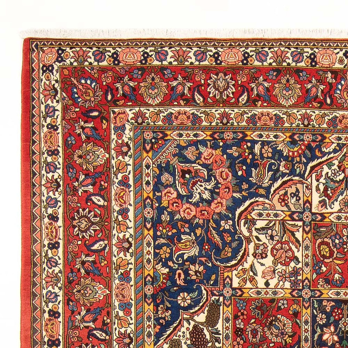 Alfombra persa - Nómada - 304 x 212 cm - azul oscuro
