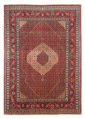 Alfombra Persa - Tabriz - Real - 290 x 202 cm - rojo oscuro
