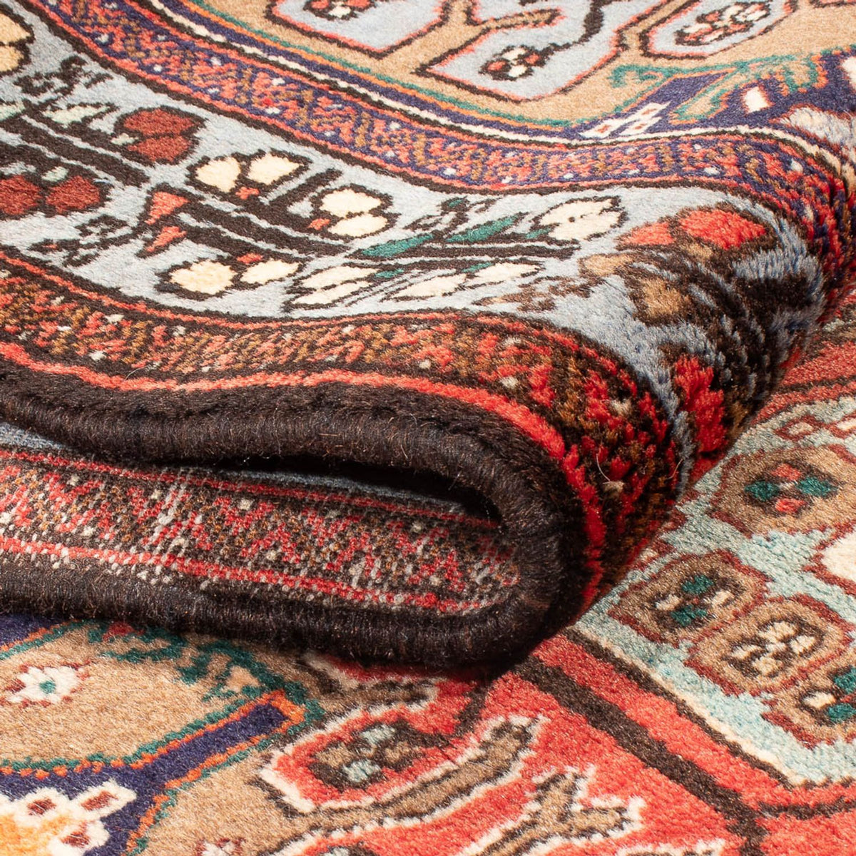 Alfombra de pasillo Alfombra persa - Nómada - 392 x 83 cm - multicolor