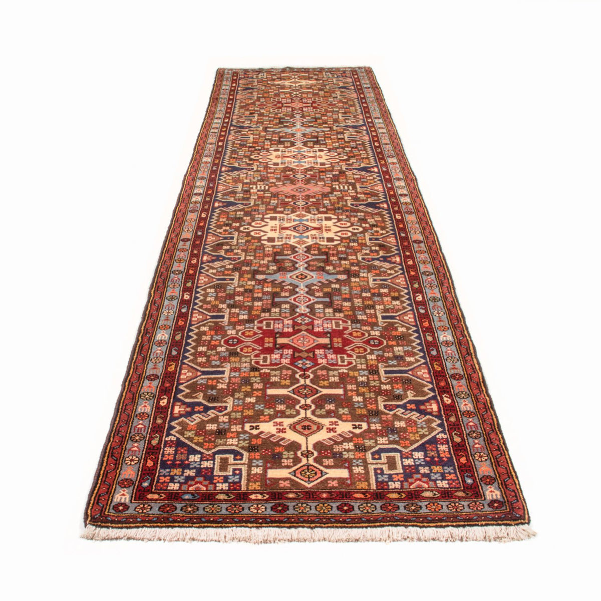 Alfombra de pasillo Alfombra persa - Nómada - 392 x 102 cm - multicolor