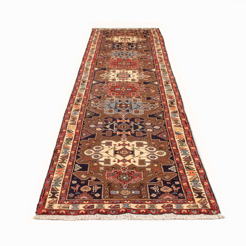 Alfombra de pasillo Alfombra persa - Nómada - 370 x 93 cm - azul oscuro