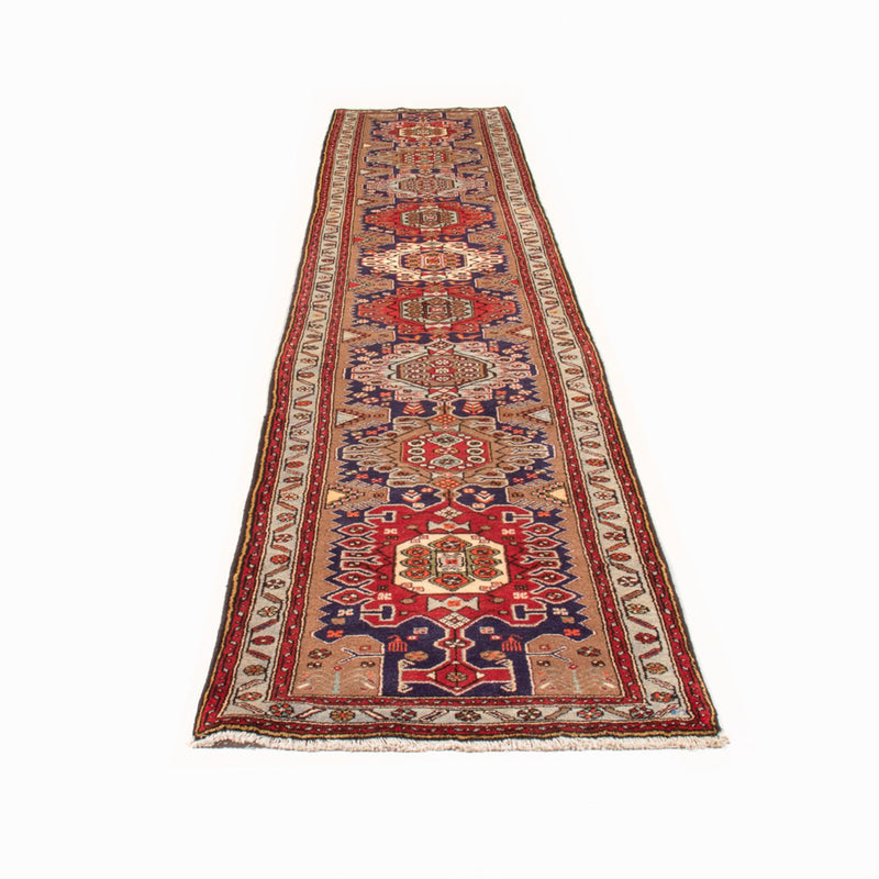 Alfombra de pasillo Alfombra persa - Nómada - 403 x 82 cm - azul oscuro