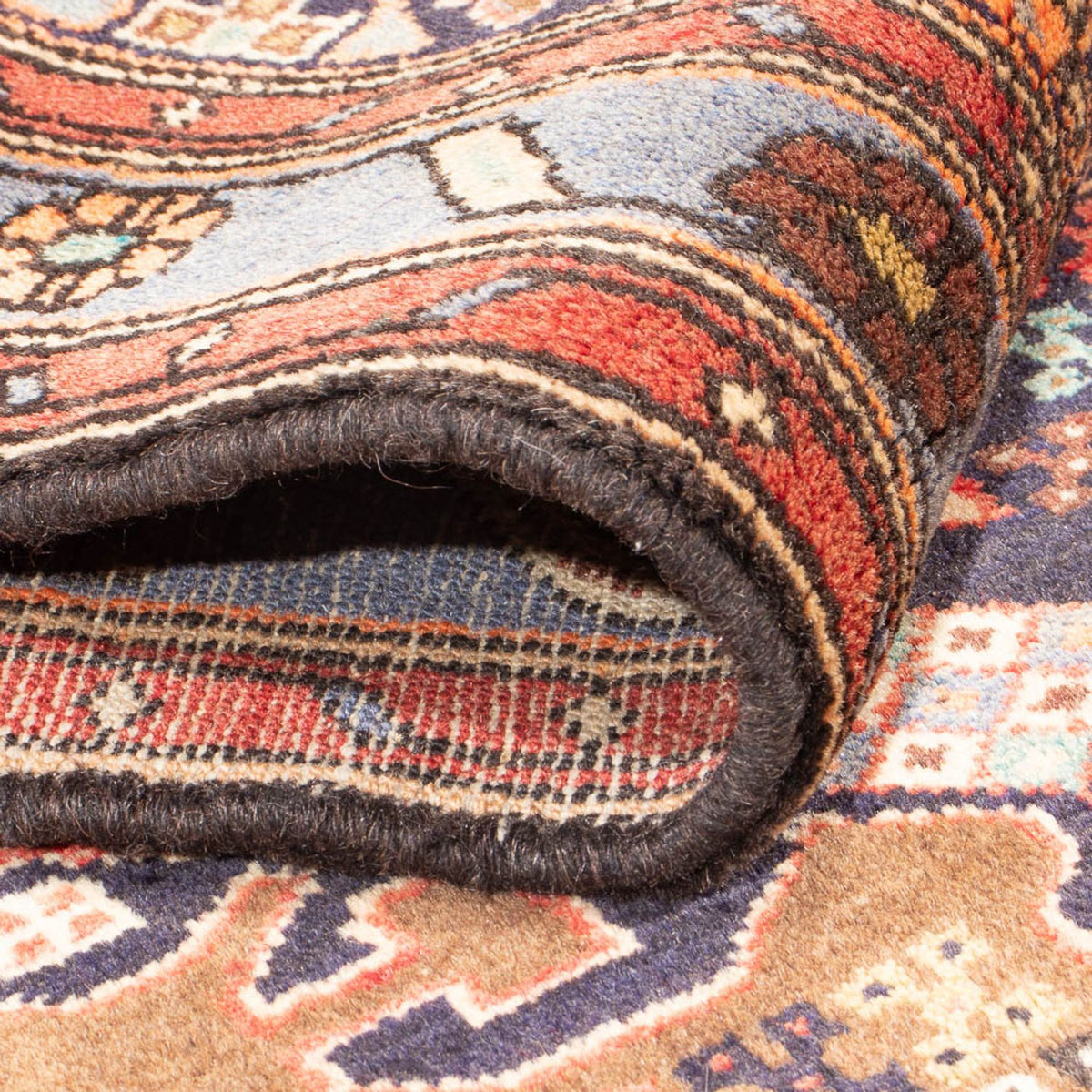 Alfombra de pasillo Alfombra persa - Nómada - 388 x 92 cm - multicolor