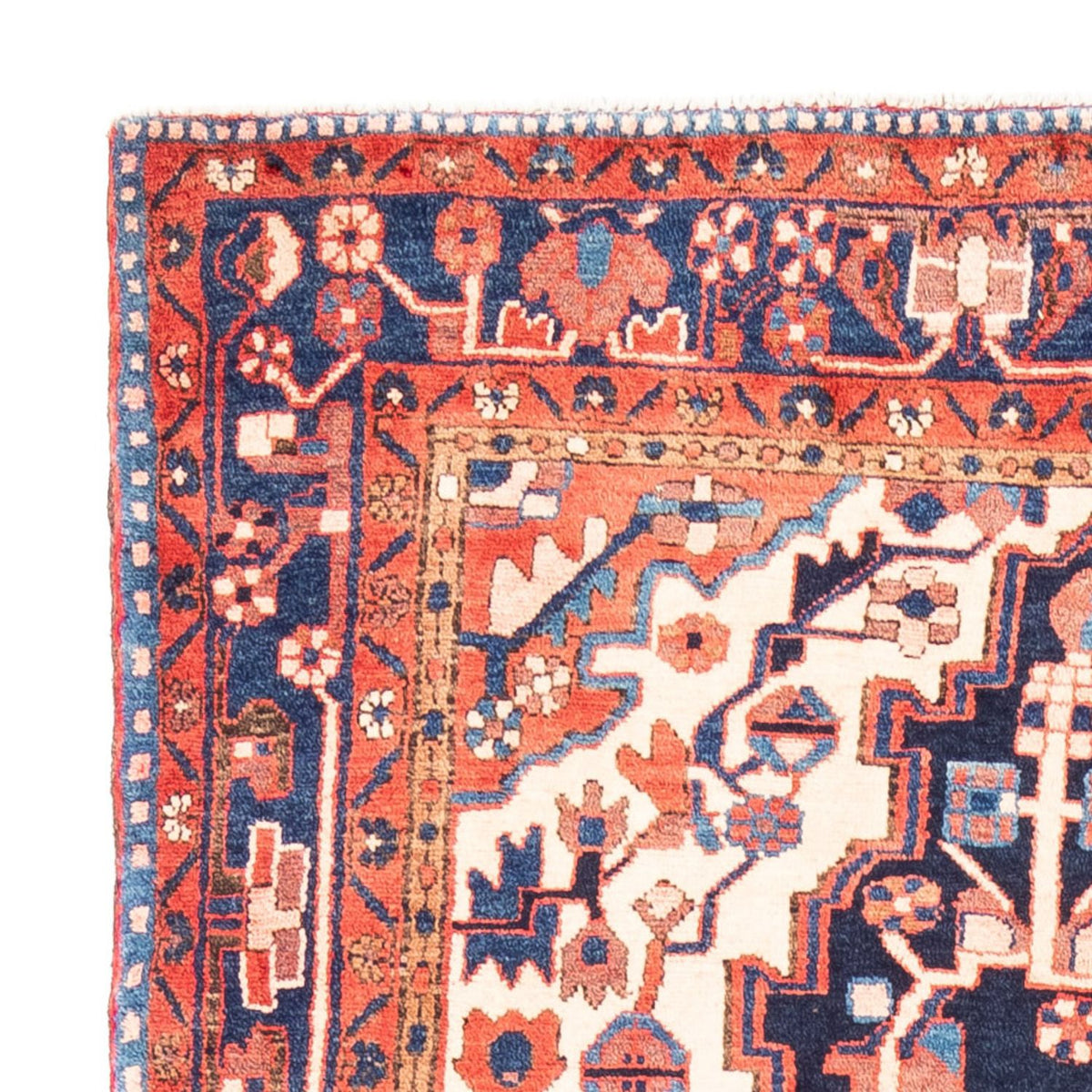 Alfombra persa - Nómada - 325 x 175 cm - azul oscuro